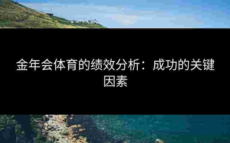 金年会体育的绩效分析：成功的关键因素